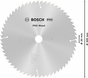 List za krožno žago PRO Wood, 305 x 2,5 x 30 mm, T60