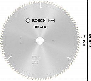 List za krožno žago PRO Wood, 305 x 2,5 x 30 mm, T96