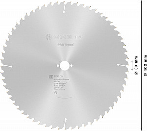 List za krožno žago PRO Wood, 400 x 3,5 x 30 mm, T60