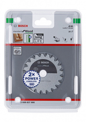 List za krožno žago PRO Wood cordless, 85 x 1,1 x 15 mm