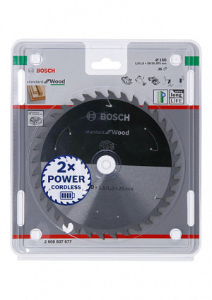 List za krožno žago PRO Wood cordless, 160 x 1,5 x 20 mm, T36