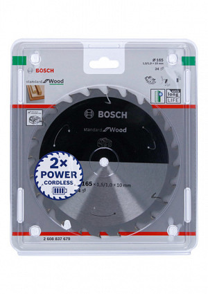 List za krožno žago PRO Wood cordless, 165 x 1,5 x 10 mm, T24