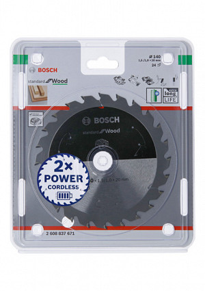 List za krožno žago PRO Wood cordless, 140 x 1,5 x 20 mm, T24