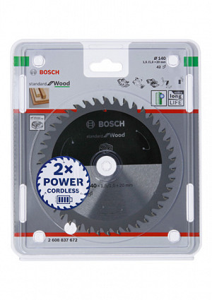 List za krožno žago PRO Wood cordless, 140 x 1,5 x 20 mm, T42