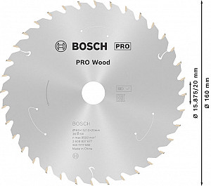 List za krožno žago PRO Wood cordless, 160 x 1,5 x 20 mm, T36