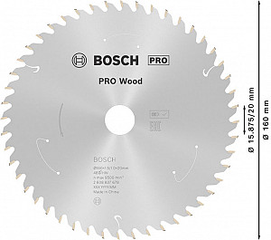 List za krožno žago PRO Wood cordless, 160 x 1,5 x 20 mm, T48
