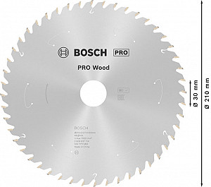 List za krožno žago PRO Wood cordless, 210 x 1,7 x 30 mm, T48