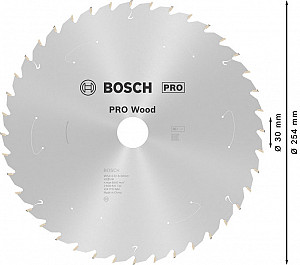 List za krožno žago PRO Wood cordless, 254 x 2,2 x 30 mm, T48