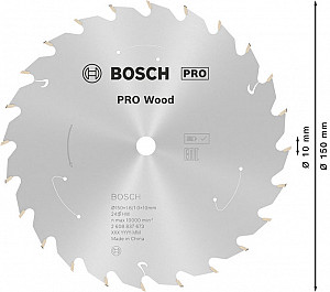 List za krožno žago PRO Wood cordless, 150 x 1,6 x 10 mm, T24