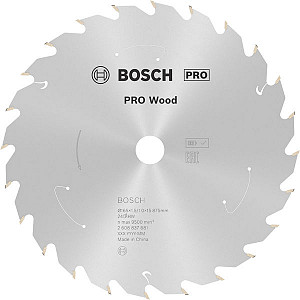 List za krožno žago PRO Wood cordless, 165 x 1,5 x 15.875 mm, T24