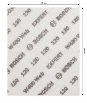 List za ročno brušenje EXPERT W480 Web 1/4, 115 x 140 mm, G120