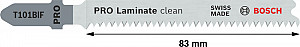 List za vbodno žago PRO Laminate clean T101BIF, 83 mm, 5 kosov