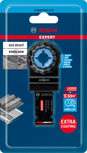 List za večnamenska orodja EXPERT MetalMax AIZ 20 AIT, 40 x 20 mm