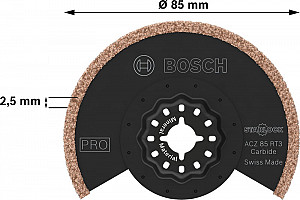 List za večnamensko orodje PRO ACZ 85 RT3, 85 x 2,5 mm