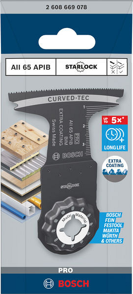 List za večnamensko orodje PRO AII 65 APIB, 65 x 40 mm