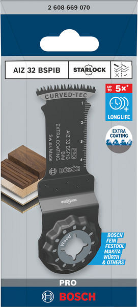 List za večnamensko orodje PRO AIZ 32 BSPIB, 32 x 50 mm
