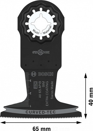 List za večnamensko orodje PRO AII 65 APIB, 65 x 40 mm
