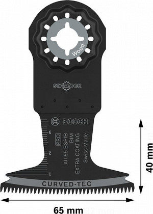 List za večnamensko orodje PRO AII 65 BSPIB, 65 x 40 mm