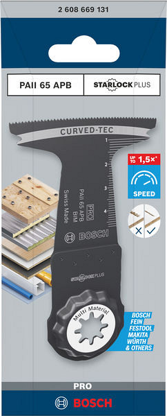 List za večnamensko orodje PRO PAII 65 APB, 65 x 55 mm