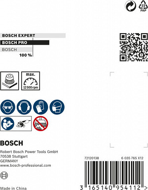 Lončasta žična ščetka PRO Metal clean X-Lock, 75 x 0,3 mm