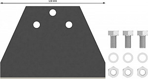 Nadomestni komplet strgalnika za tla PRO SDS plus, 130 mm