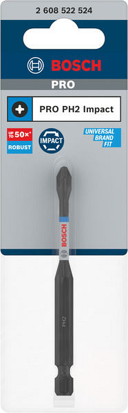 Nastavek PRO Phillips Impact, PH2, 90 mm