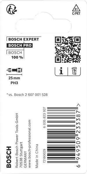 Nastavek PRO Phillips Impact, PH3, 25 mm, 2 kosov