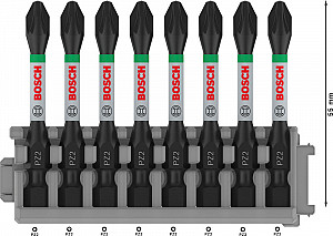 Nastavek PRO Pozidriv Impact, PZ2, 55 mm, 8 kosov