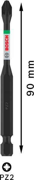 Nastavek PRO Pozidriv Impact, PZ2, 90 mm