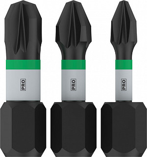 Nastavek PRO PZ Impact, PZ1 x 25, PZ2 x 25, PZ3 x 25 mm, 3 kosi