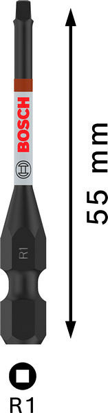 Nastavek PRO Robertson Impact, R1, 55 mm, 2 kosa