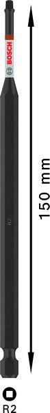 Nastavek PRO Robertson Impact, R2, 150 mm