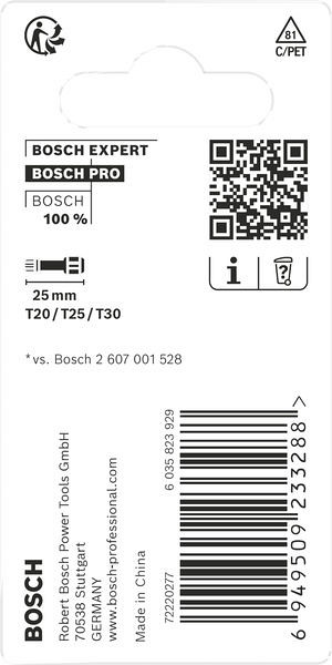 Nastavek PRO T Impact, T20 x 25, T25 x 25, T30 x 25 mm, 3 kosi