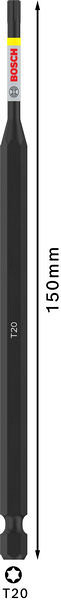 Nastavek PRO Torx Impact, T20, 150 mm