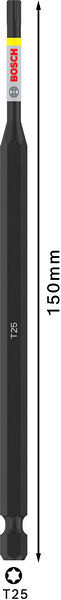 Nastavek PRO Torx Impact, T25, 150 mm