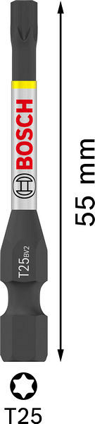 Nastavek PRO Torx Impact, T25, 55 mm, 15 kosov
