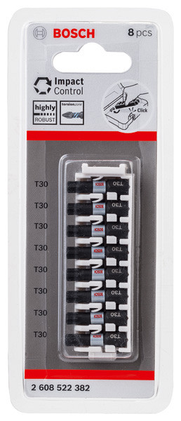 Nastavek PRO Torx Impact, T30, 25 mm, 8 kosa