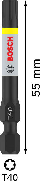 Nastavek PRO Torx Impact, T40, 55 mm, 2 kosa