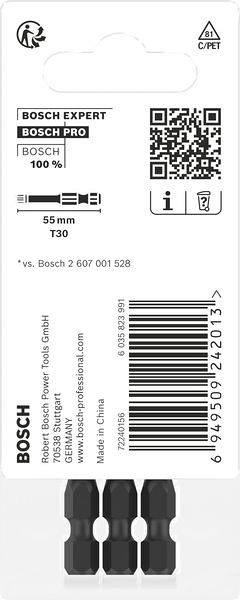 Nastavek PRO Torx Impact, T40, 55 mm, 2 kosa