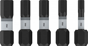 Nastavki PRO H Impact, H3, H4, H5 (x 2), H6, 25 mm, 5 kosov