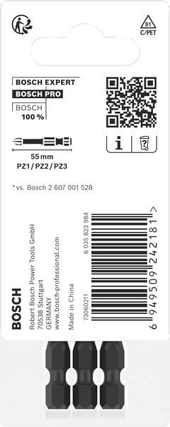 Nastavki PRO PZ Impact, PZ1, PZ2, PZ3, 55 mm, 3 kosi