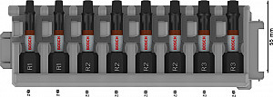 Nastavki PRO R Impact, R1 (x 2), R2 (x 4), R3 (x 2), 55 mm, 8 kosov