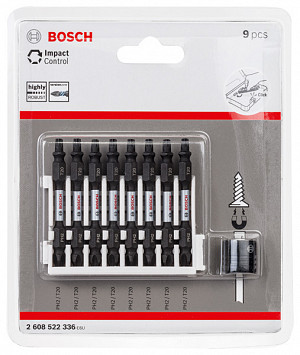 Paket vijačnih nastavkov Impact Control, 9 kosov
