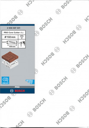 PRO Core Cutter dry, 132 x 150 mm, G 1/2
