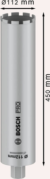 PRO Core Cutter wet, 112 x 450 mm, 1 1/4