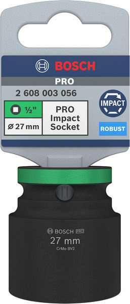 PRO Impact Socket, 1/2 palca, 27 mm, standardni