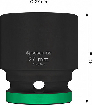 PRO Impact Socket, 1/2 palca, 27 mm, standardni