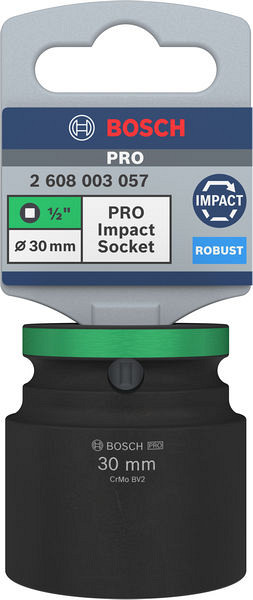PRO Impact Socket, 1/2 palca, 30 mm, standardni