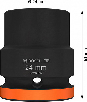 PRO Impact Socket, 3/4 palca, 24 mm, standardni