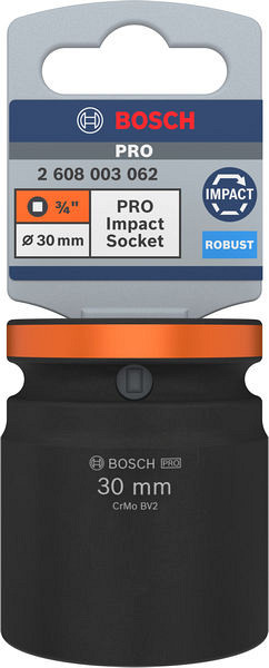 PRO Impact Socket, 3/4 palca, 30 mm, standardni